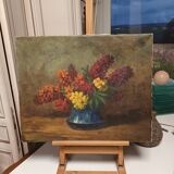 painting still life bouquet