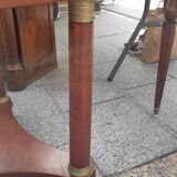 Ancient Gueridon with marble top side table empire style