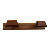 wall coat rack 2 hooks 1950s