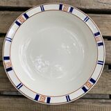 Plat de service Orval bleu Longwy
