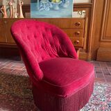 Upholstered toad chair