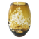Cut crystal vase in smoky amber, attributed to Borské Sklo – Czechoslovakia