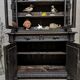 Hunting buffet XIX Louis XIII oak, cabinet curiosity showcase library