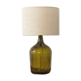 Lampe dame jeanne et jute
