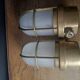 Pair of antique boat wall lights