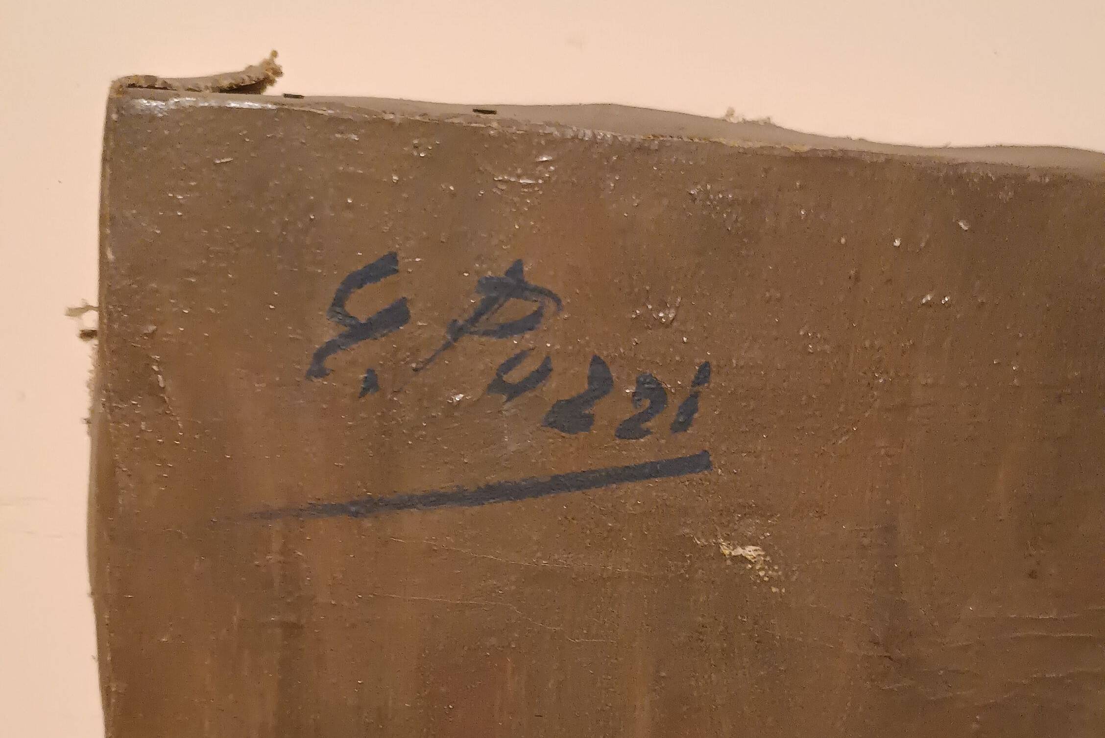 Tableau antique portrait féminin huile sur toile ennio pozzi (1893-1972)