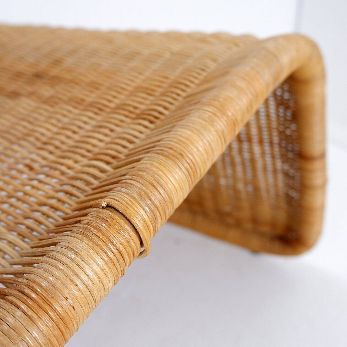 Ikea rattan and wickers long chair 1980s