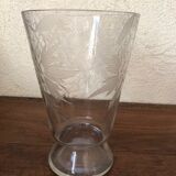 Vase en cristal taillé