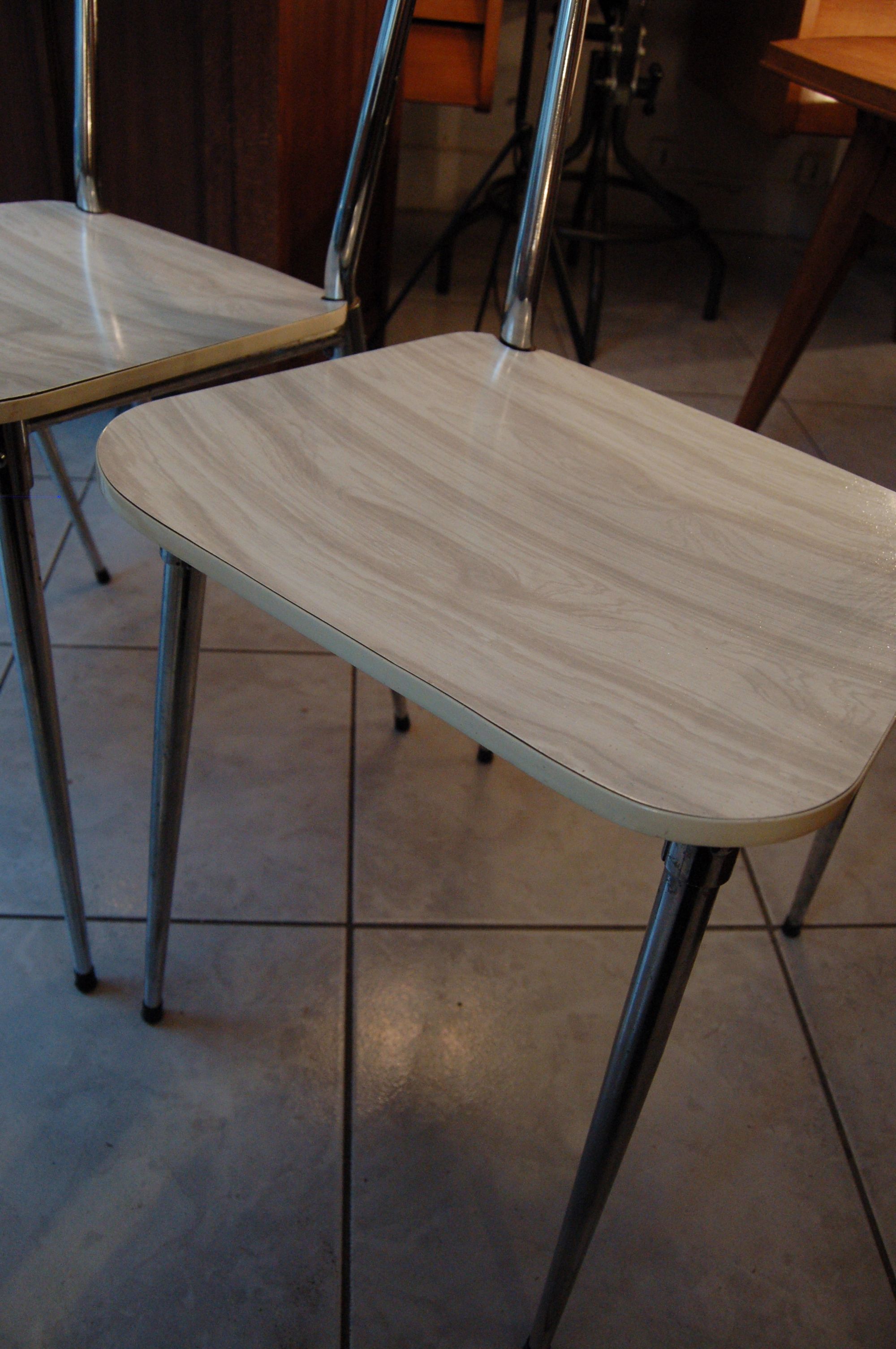 formica Chair shape organic vintage 50 s 60 s / refreshed 5