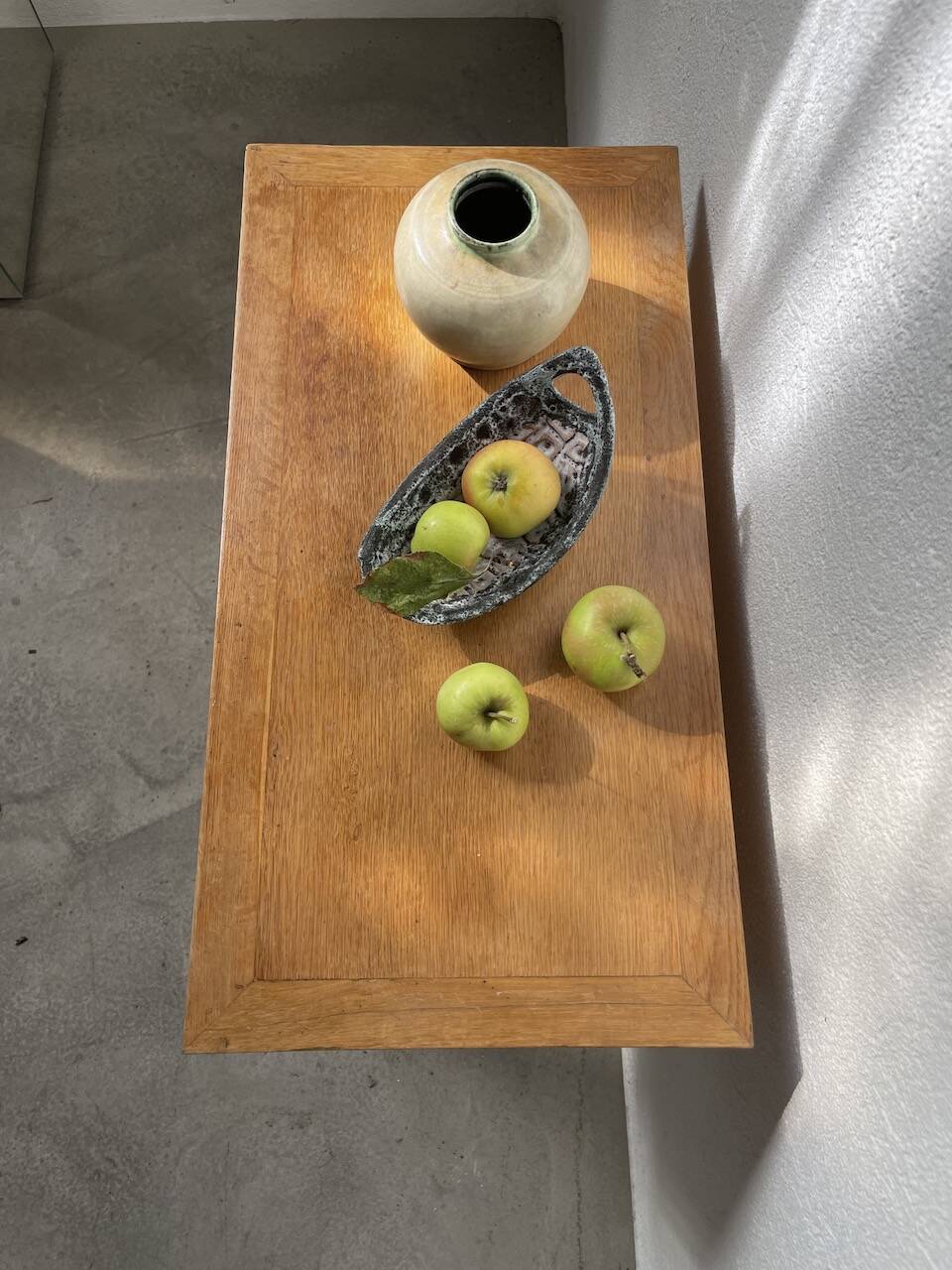 Empty ceramic pocket Fatlava Vallauris 1950