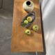 Empty ceramic pocket Fatlava Vallauris 1950