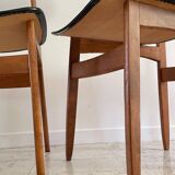 Chic vintage pair of Scandinavian chairs