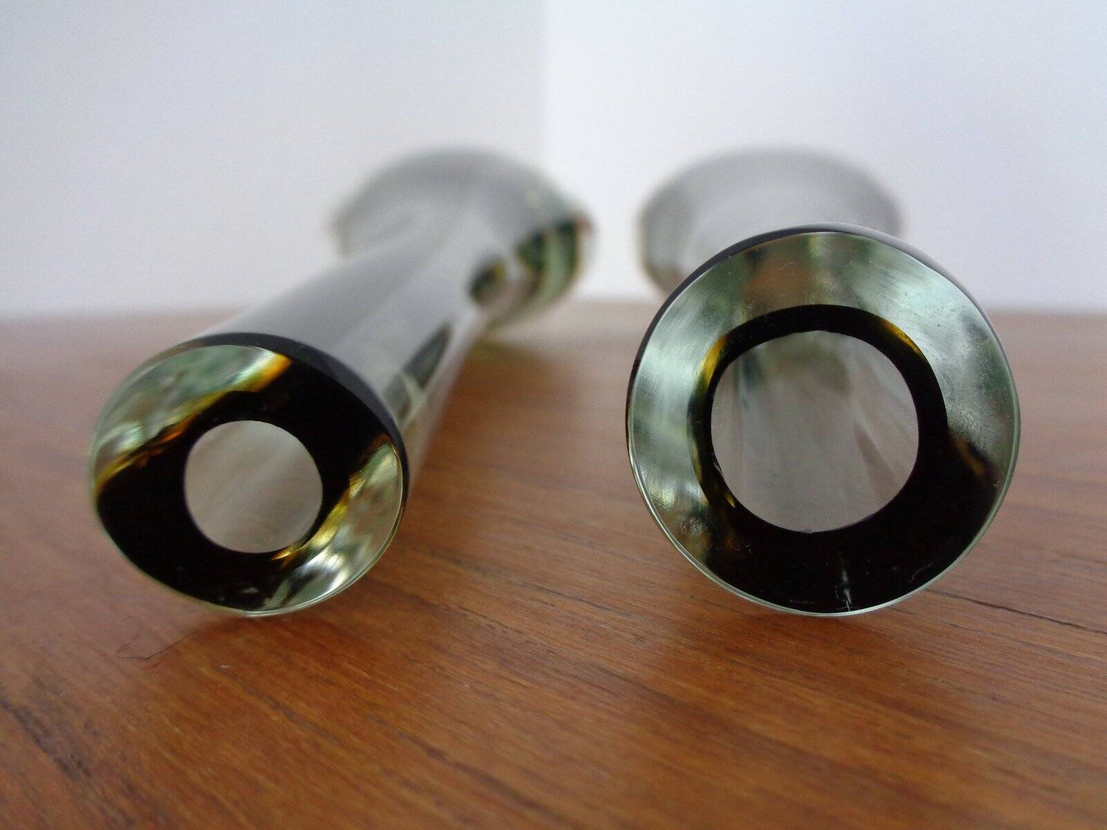 Murano Formia Glass Vases by Giuliani Mian for Fornace Mian, 1980s, Set of 2