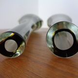 Murano Formia Glass Vases by Giuliani Mian for Fornace Mian, 1980s, Set of 2