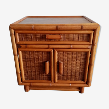 Bamboo and rattan auxiliary furniture