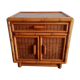 Meuble d'appoint bambou et rotin