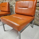 Pair of vintage low chairs 1970"
