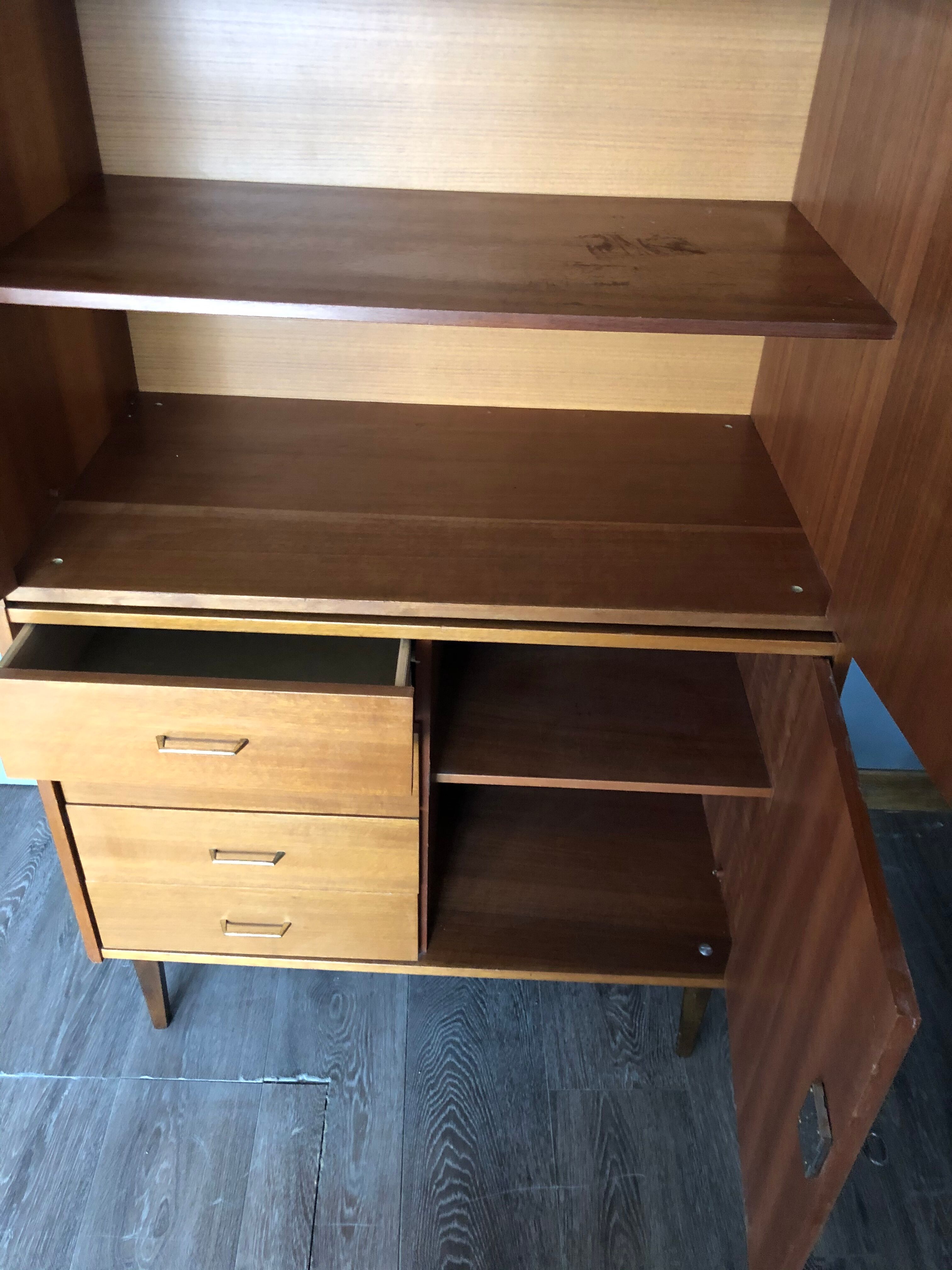 Teak storage unit