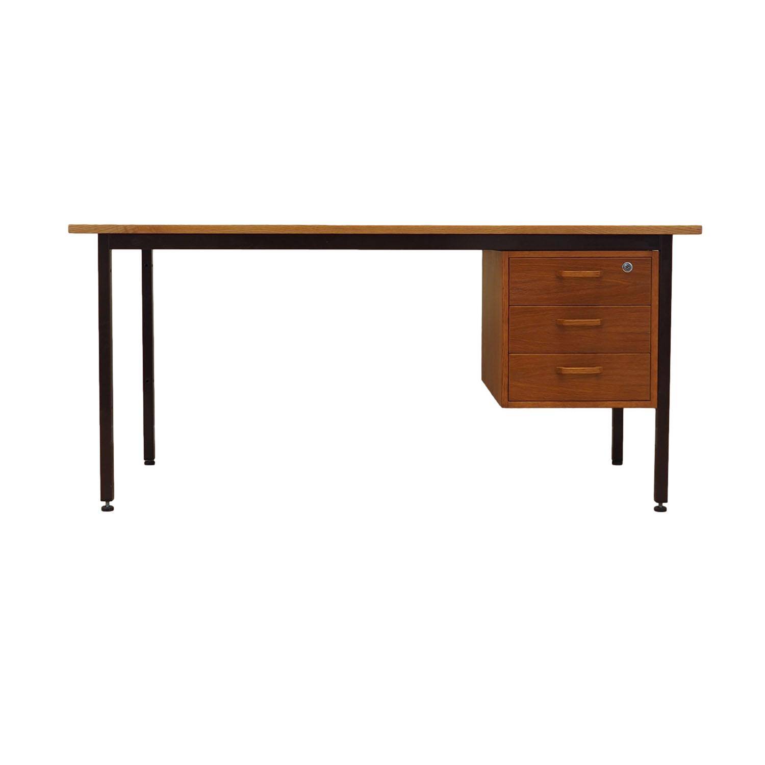Ash desk, Danish design, 1970s, production: Denmark