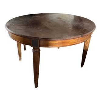 Mahogany oval table