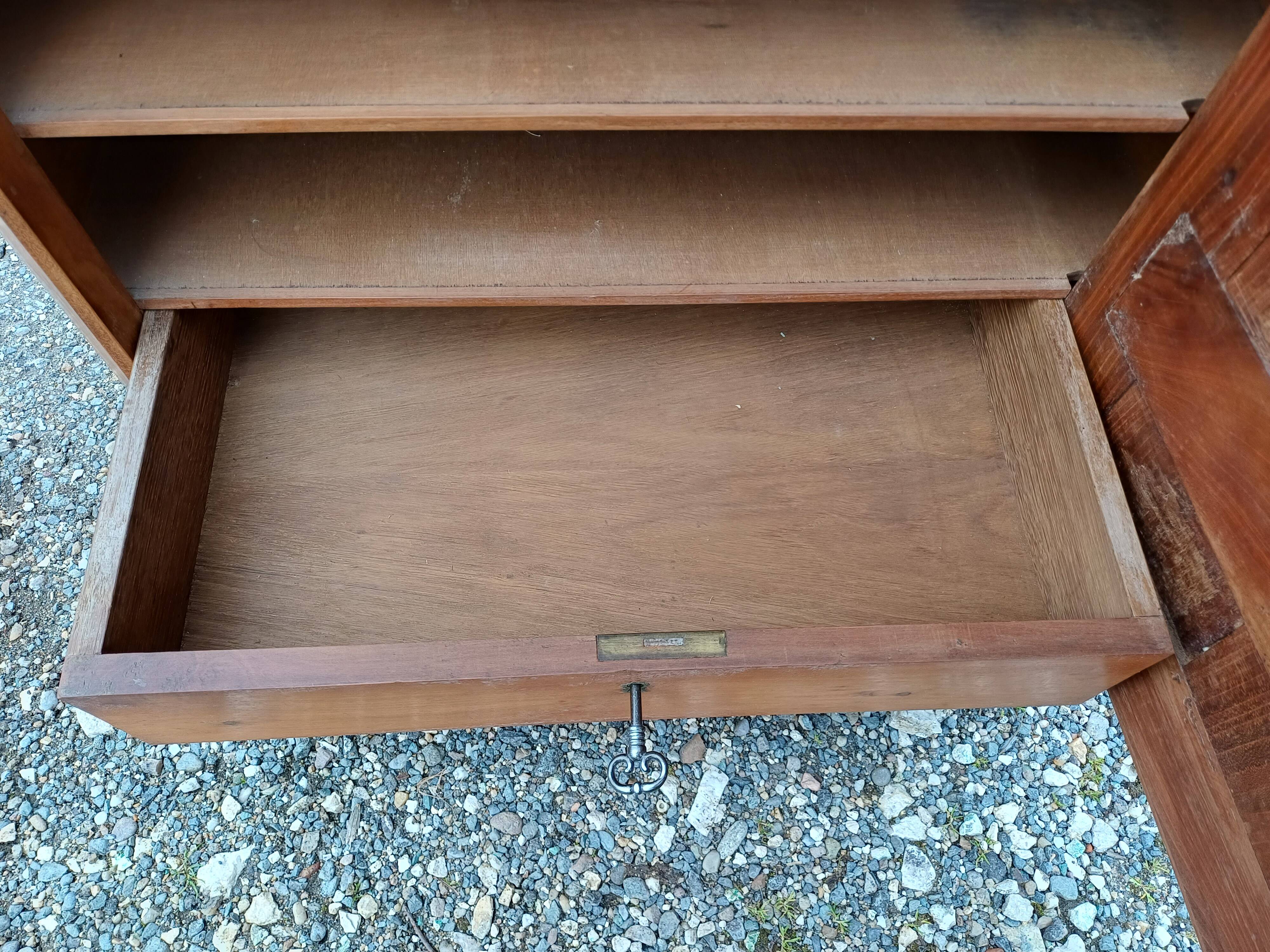 Walnut storage unit