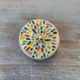 Multicolored sugar bowl