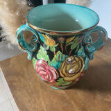 Vallauris Monaco vase signed Cerart
