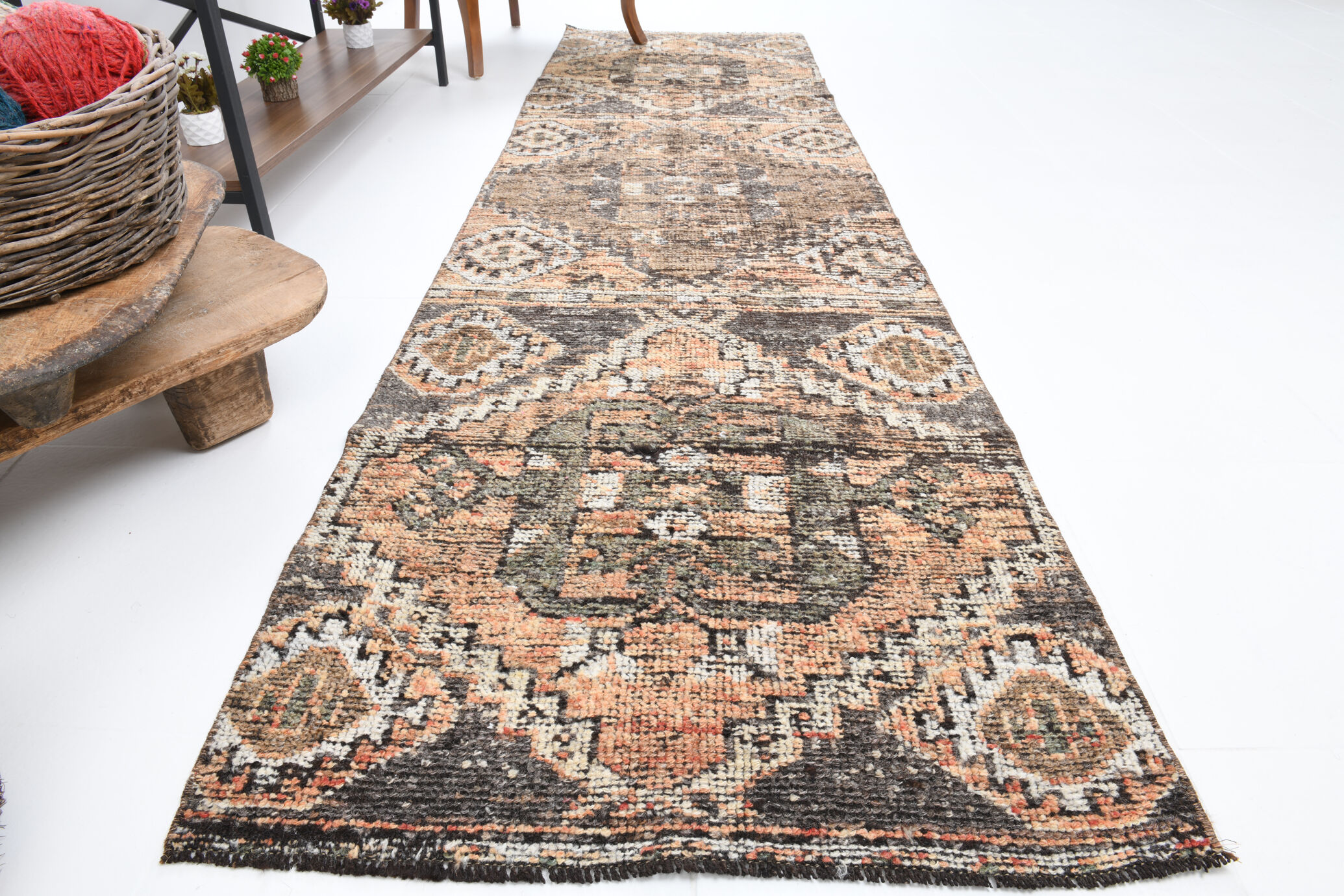 292x80cm bohemian vintage runner rug