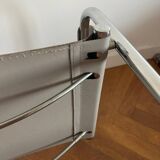 MG5 Grassi style chrome armchair