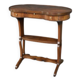 Louis XVI Style Mahogany and Rosewood Marquetry Coffee Table – Late