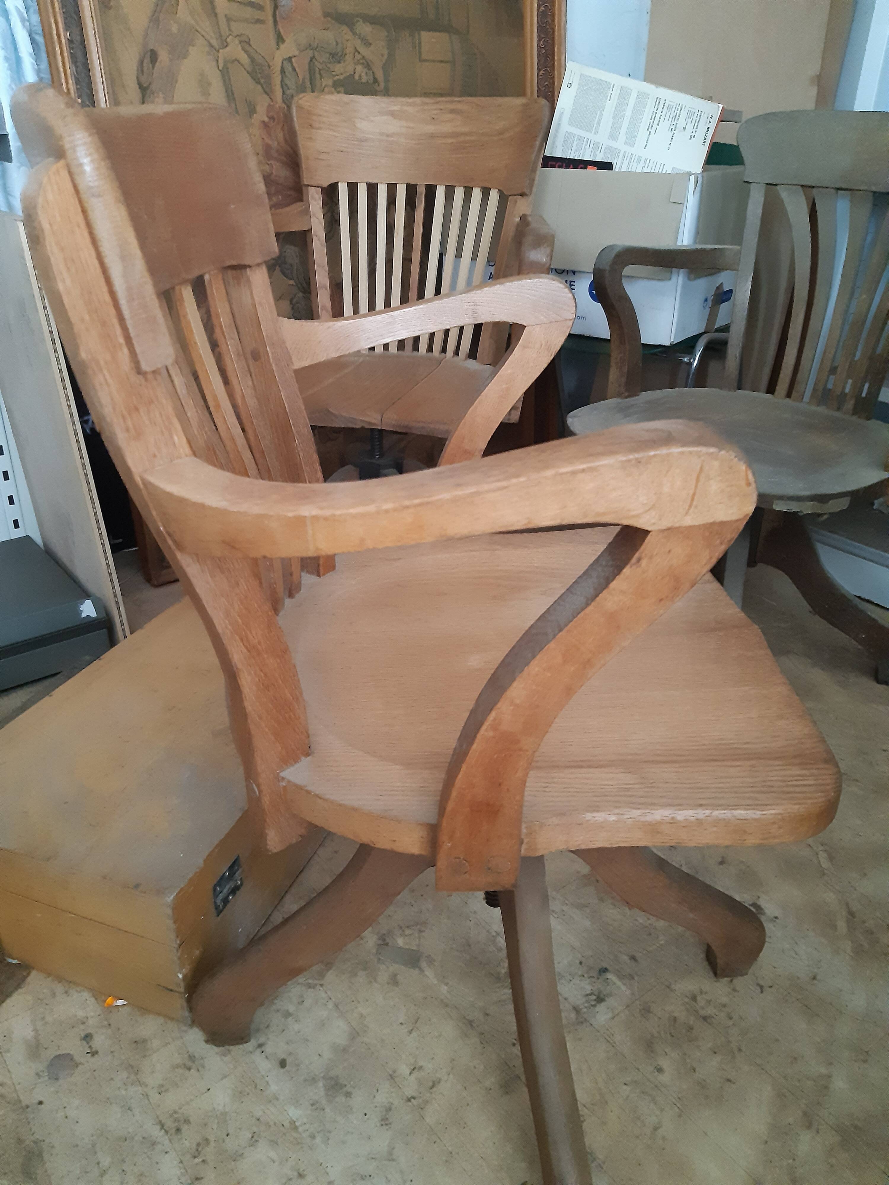 Scholz desk chair in a channel
