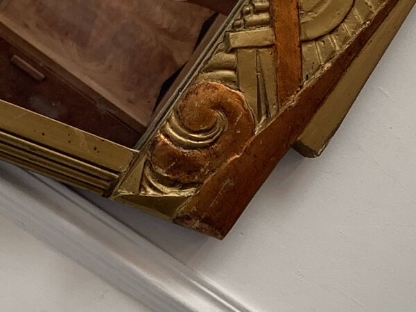 Miroir biseauté trapèze art déco 1920 88x67