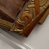 Art Deco trapezoidal beveled mirror 1920 88x67