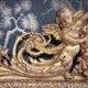 19th century mirror with angels 160 x 86