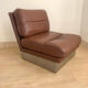 Vintage leather armchair Jacques Charpentier