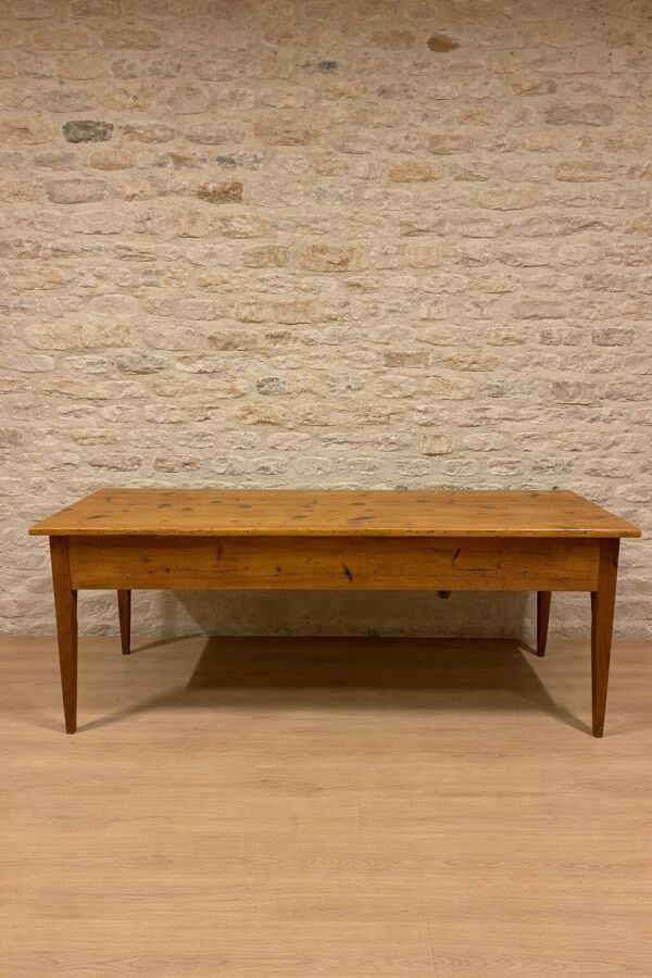 Table ancienne en bois massif – huche a pain
