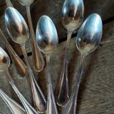10 spoons ercuis trianon silver metal