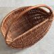 Vintage wicker wall hanging basket