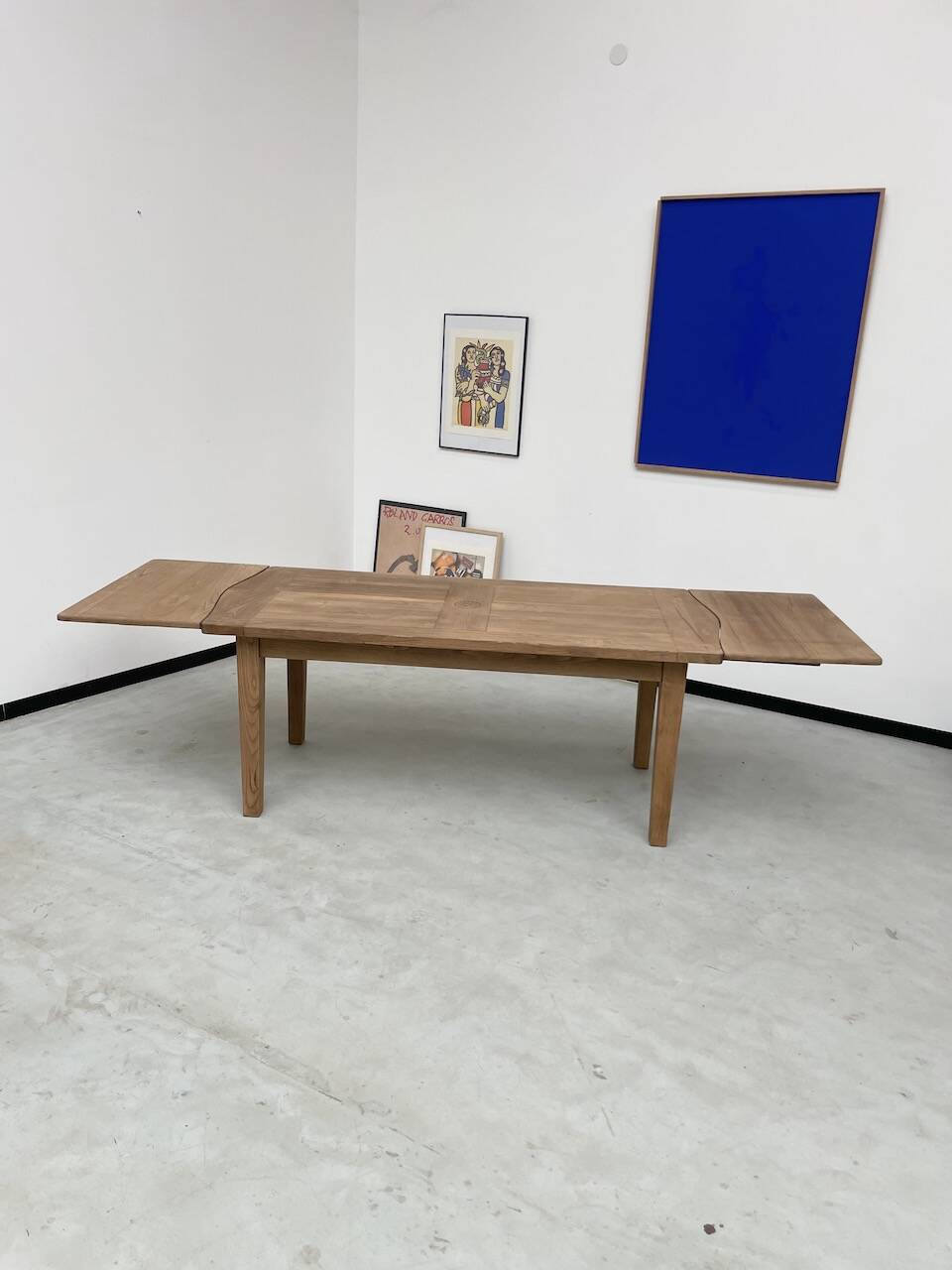 Oak farmhouse table 270 cm with extensions