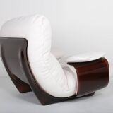Armchair Marsala  with ottoman by Michel Ducaroy for Ligne Roset