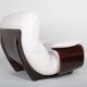 Fauteuil Marsala avec ottoman de Michel Ducaroy pour Ligne Roset