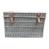 Wicker trunk early twentieth century
