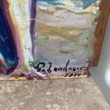Portrait of a bather signed Patrice Landauer