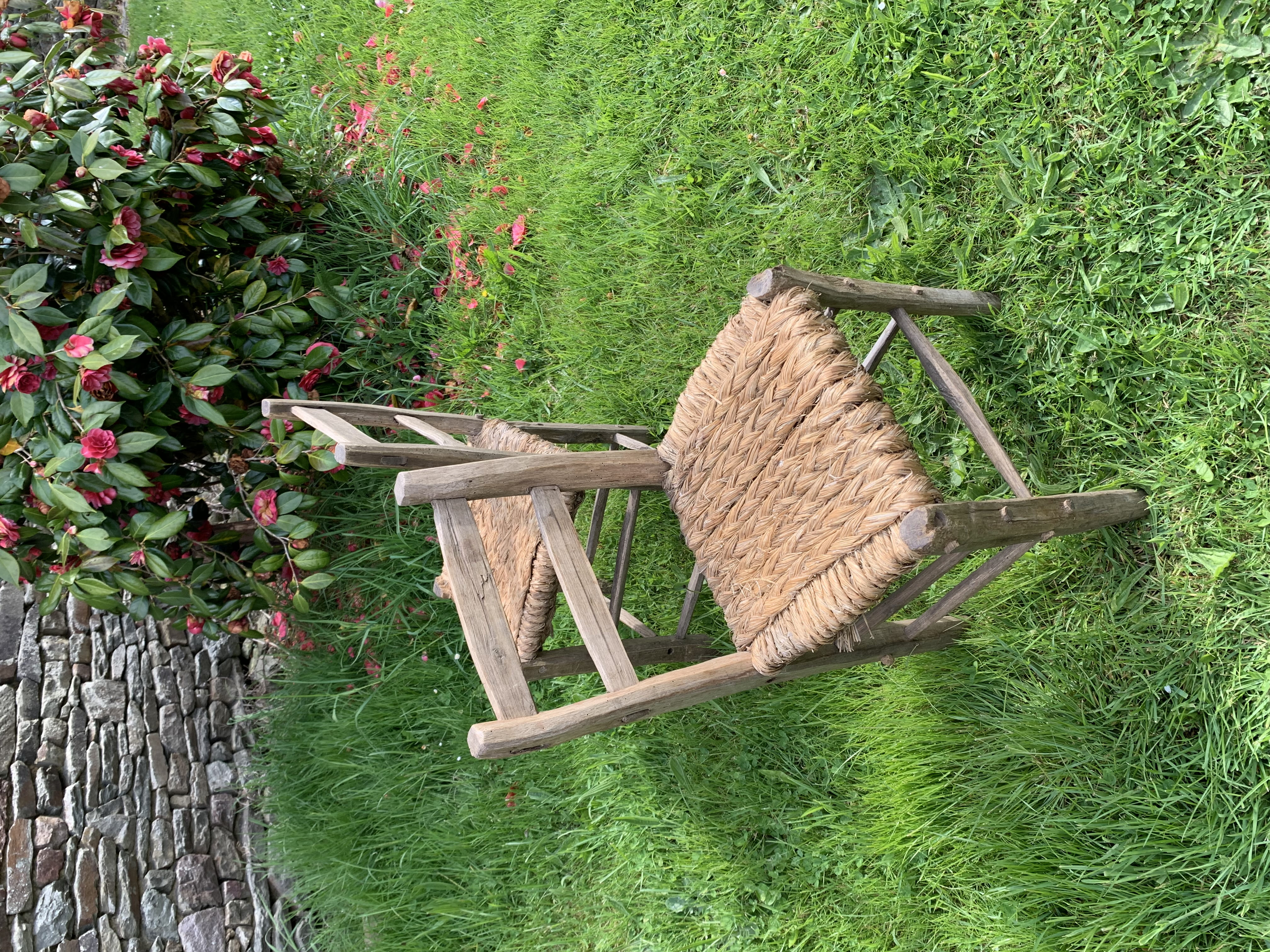 Ensemble de 6 chaises paillées