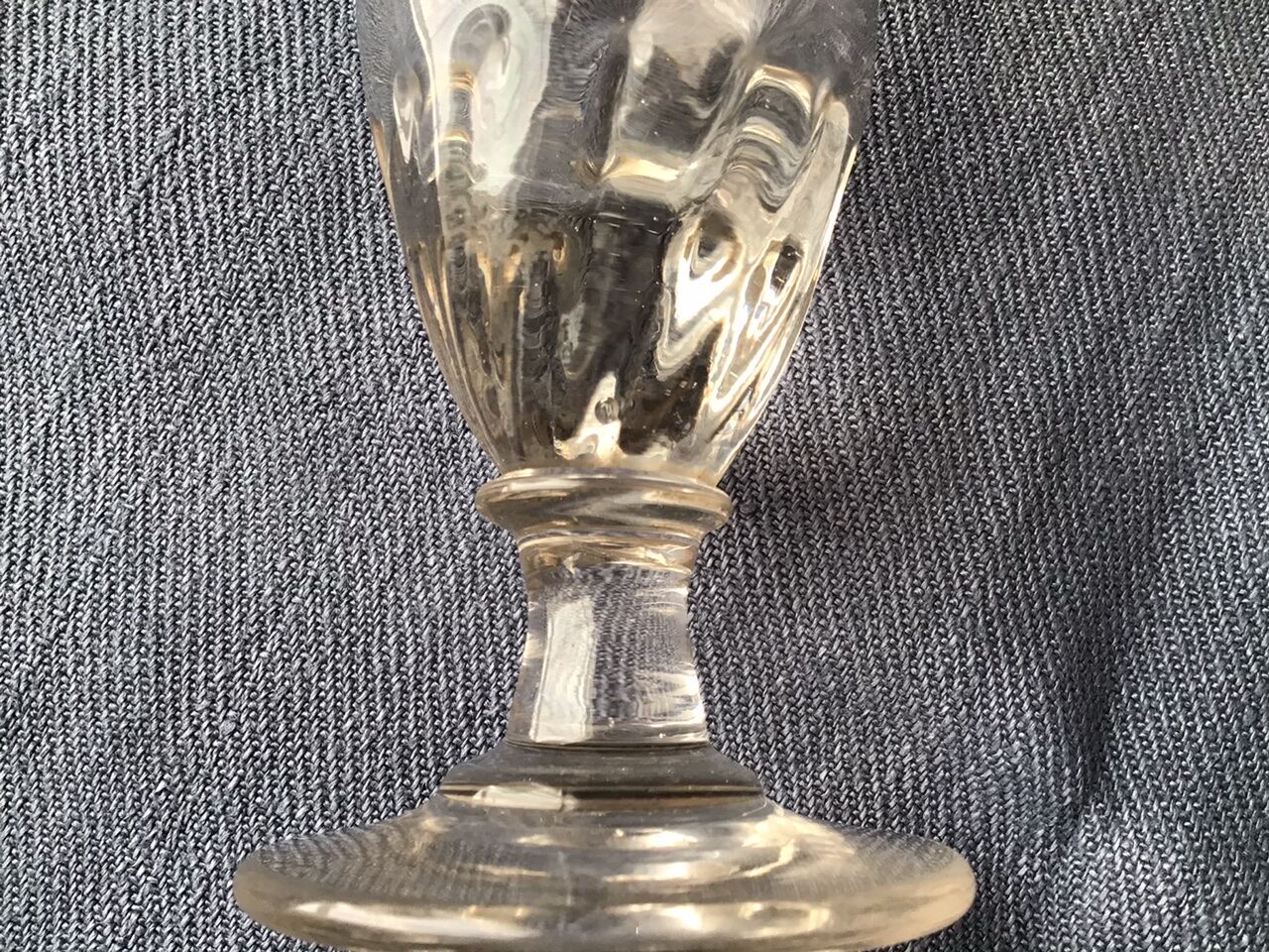 4 19th absinthe glasses