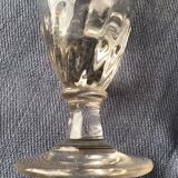 4 19th absinthe glasses