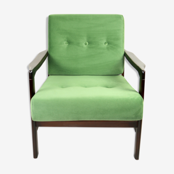 Vintage Light Green Armchair by Z. Baczyk, 1970s