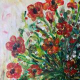 Table "Bouquet of flowers of the fields" HSP + frame