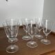 Set of 6 chiseled glasses