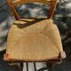 Set de 6 chaises en paille